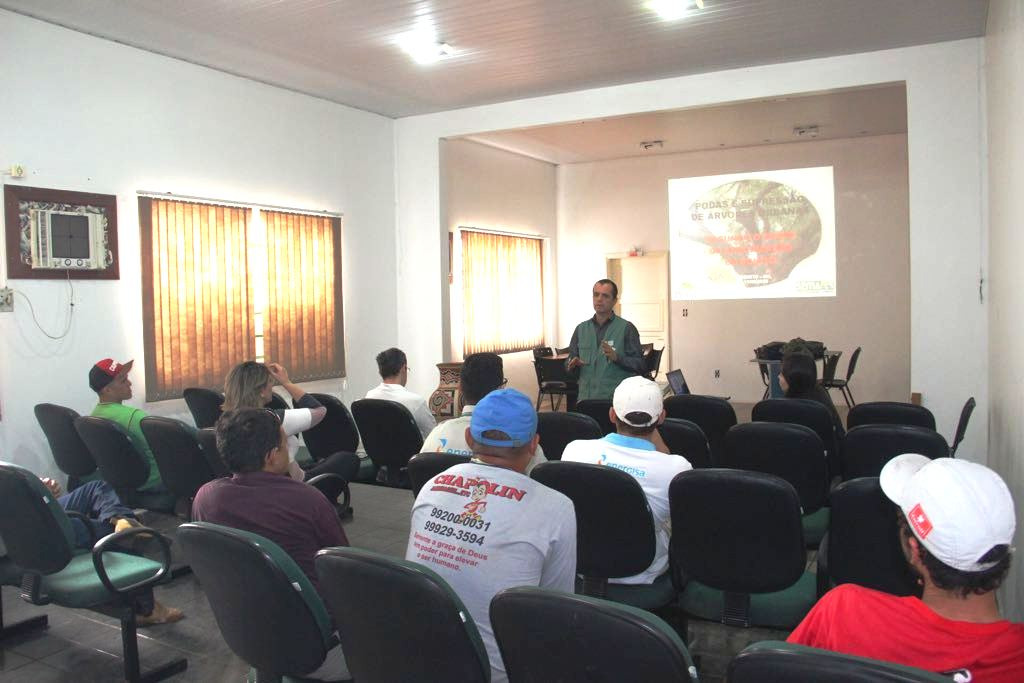 Reunião com empresas debate poda e corte de árvores