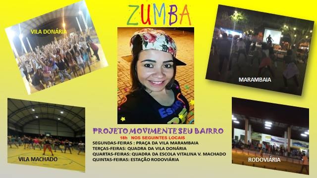 Praça da Marambaia terá aulas de zumba neste sábado