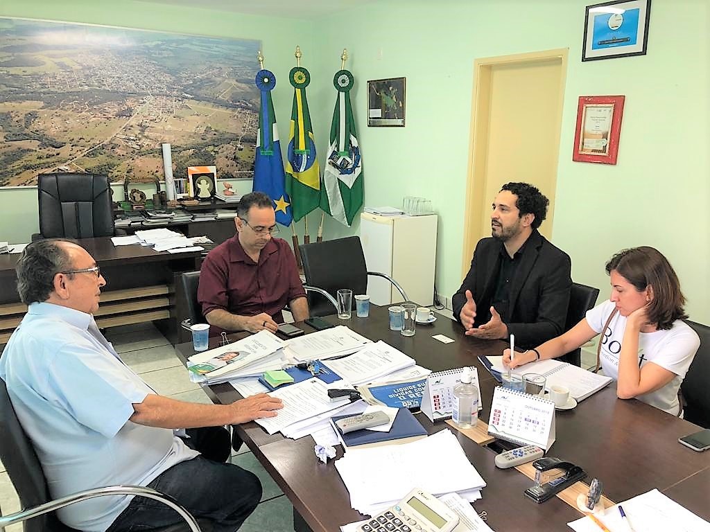 Visita debateu a possibilidade da realização, em 2019, de um evento da Conaje no município. Foto: PMB