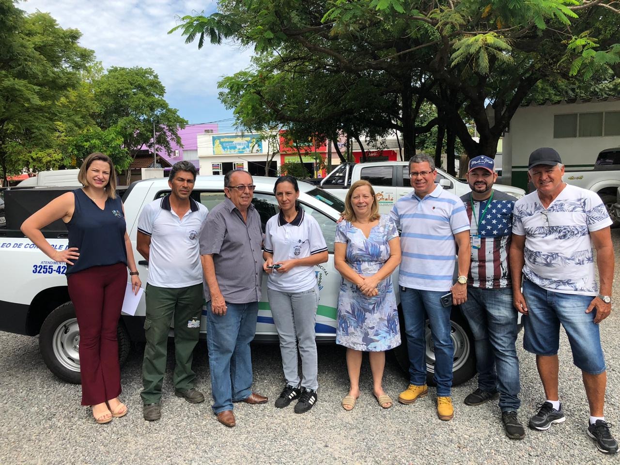 Entrega foi realizada no pátio da prefeitura, com a presença de autoridades. Foto: PMB