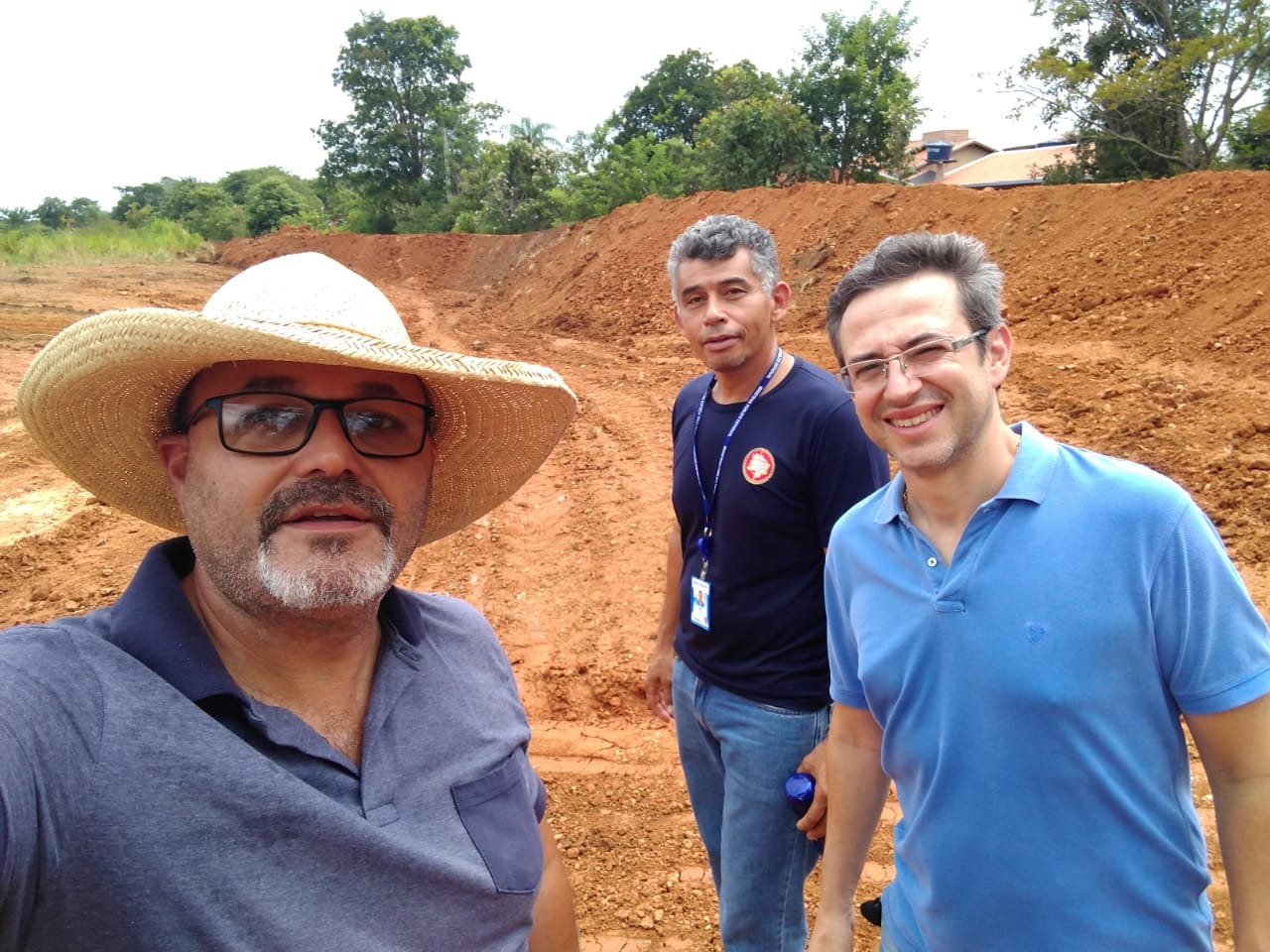 Vistoria foi realizada pelo secretário Edmundo Dinelli Jr e pelo promotor Alexandre Estuqui. Foto: SEMA