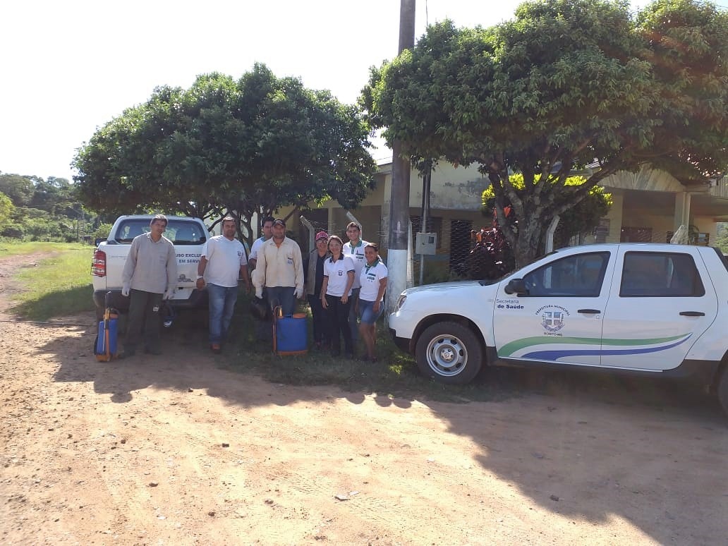 Os trabalhos incluíram 109 visitas, a dedetização da escola e a aplicação de larvicidas. Foto: Divulgação