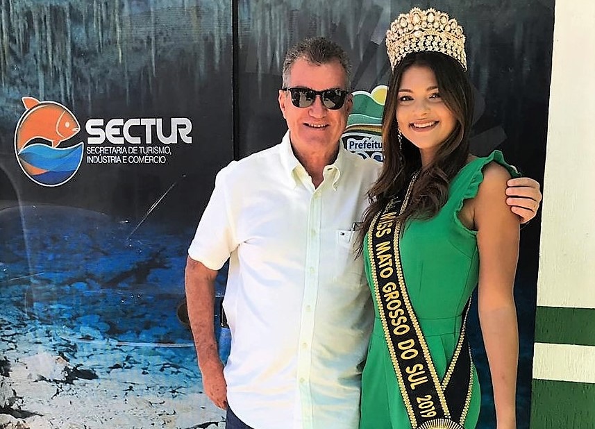 Miss MS comprometeu-se a retornar a Bonito, caso seja eleita Miss Brasil Be Emotion. Foto: Divulgação