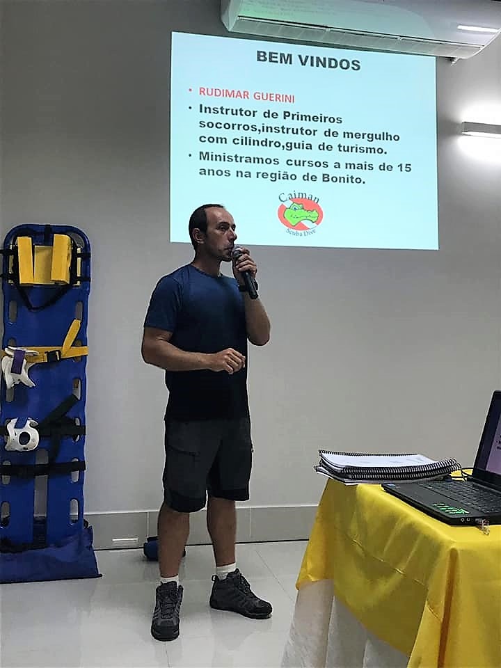 Capacitação teve como temas motivação e primeiros socorros Palestra da tarde abordou primeiros socorros, com o tema