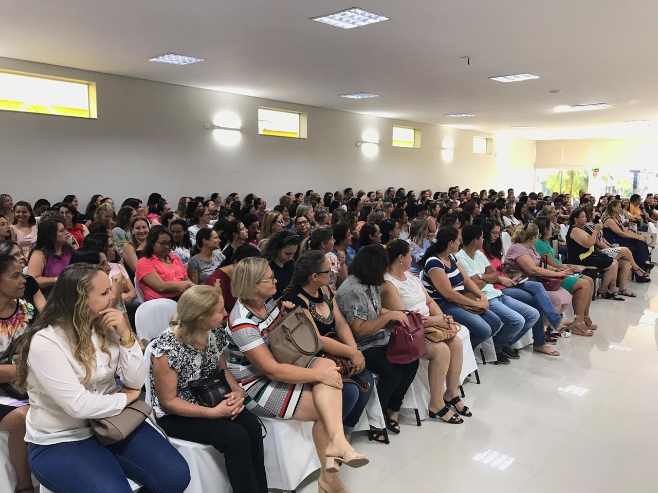 Secretaria de Educação realiza a Jornada Pedagógica 2019 Evento teve como tema: “A Arte de Educar está na Sensibilidade do Educador e no prazer pelo que faz”. Foto: Divulgação