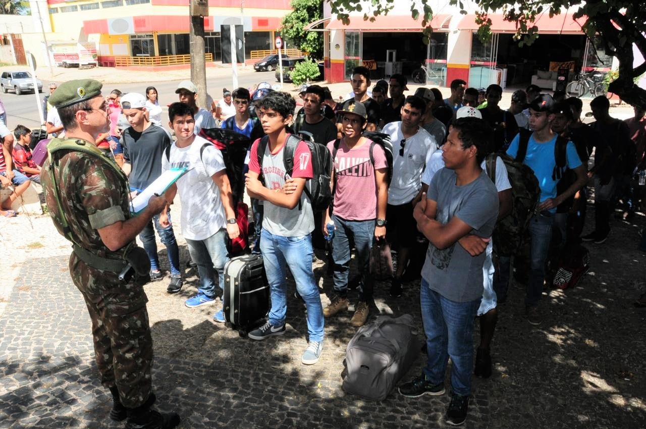 Jovens prestarão serviço militar até fevereiro de 2020. Foto: Jabuty
