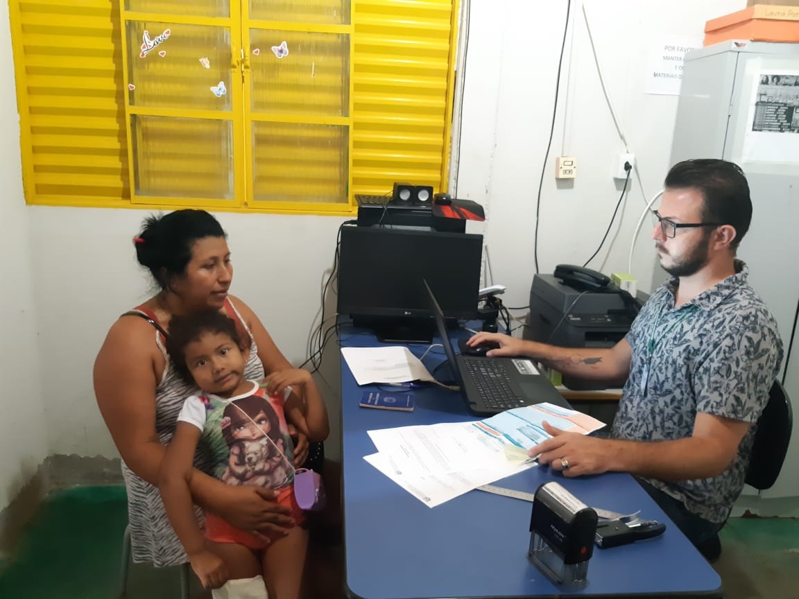 O atendimento faz parte do atendimento mensal realizado pela equipe do Cadastro Único. Foto Divulgação