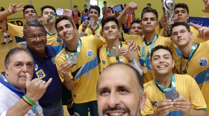 Seleção Sub-17 de vôlei de MS têm dois jogadores de Bonito. Foto: Divulgação