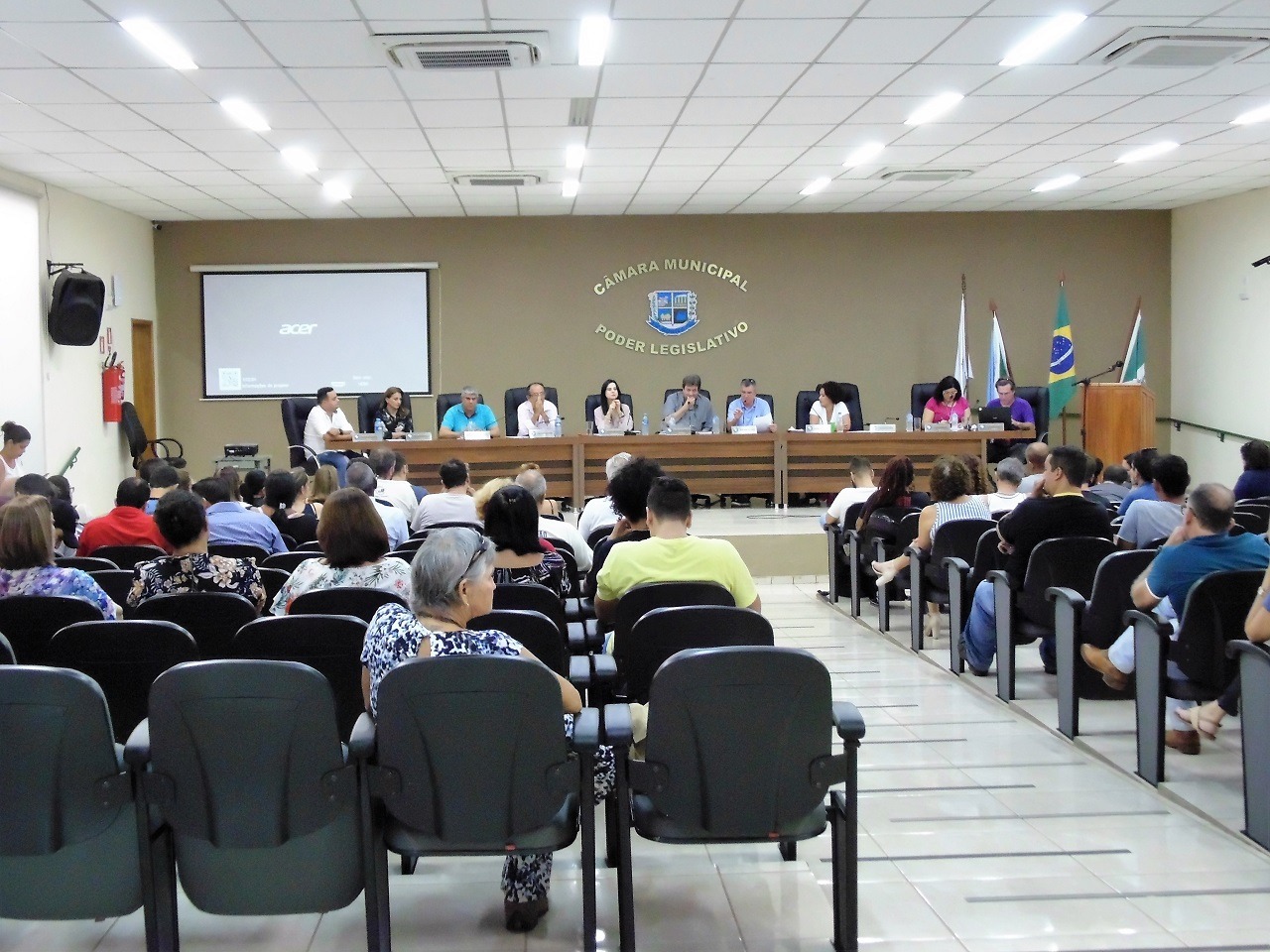 Audiência pública foi organizada pela FCMS e pelo Fórum Municipal de Cultura. Foto: Divulgação