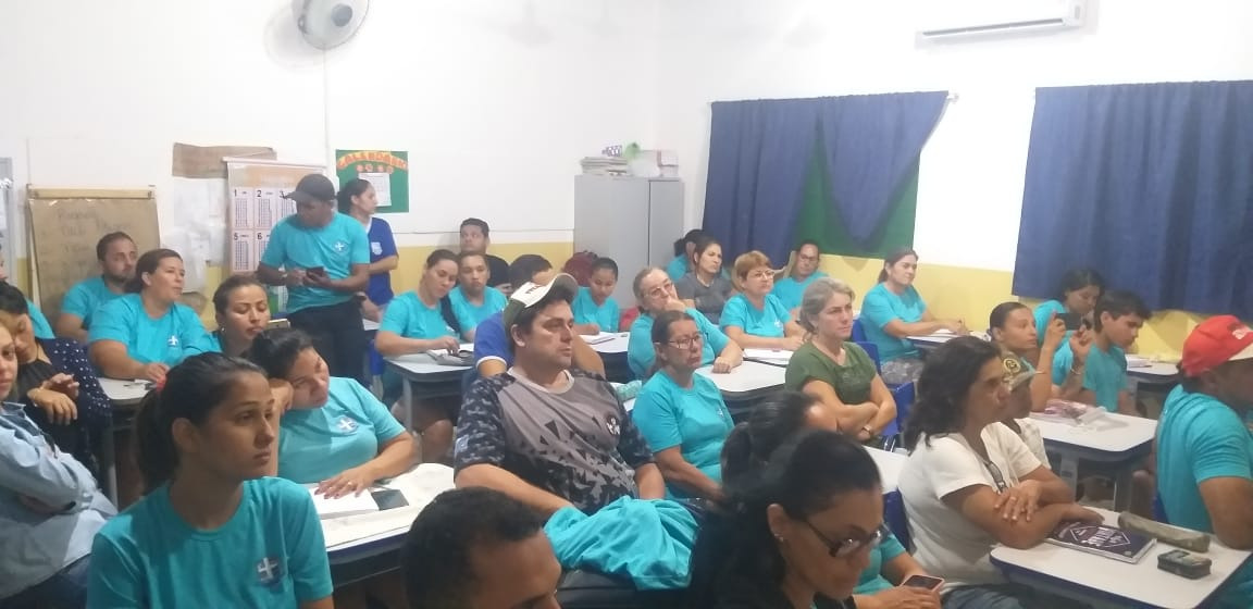 EJA recebe palestra sobre importância da vacinação Palestra falou sobre a importância da vacinação, em todas as idades. Foto: Divulgação