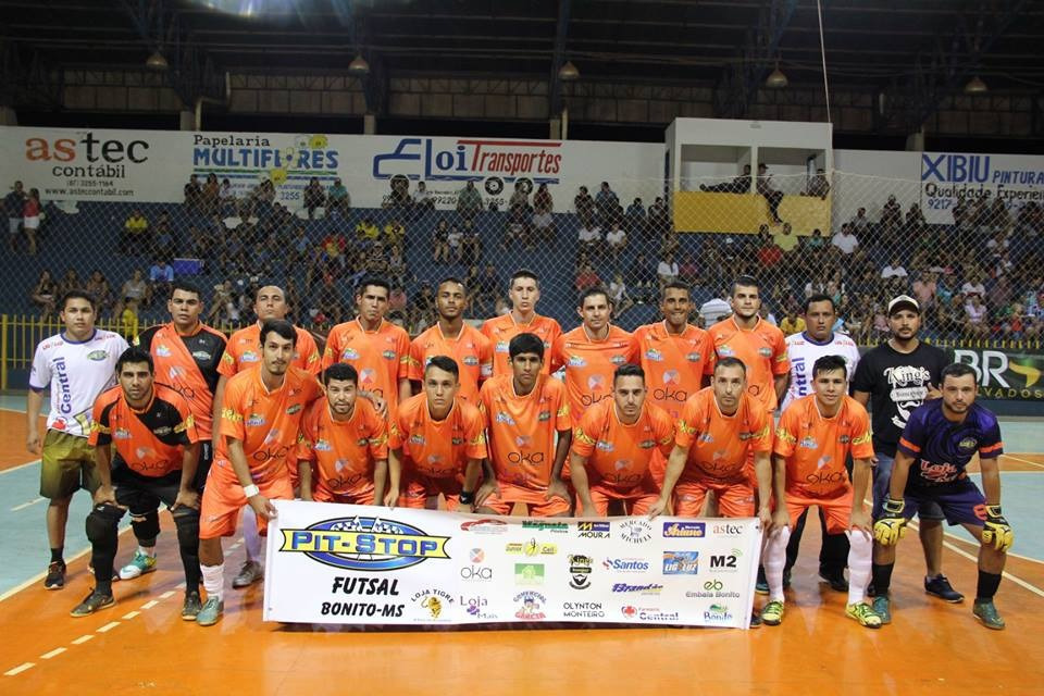 Equipe Pit Stop, que participou da Copa Morena de futsal em 2018. Foto: Jabuty