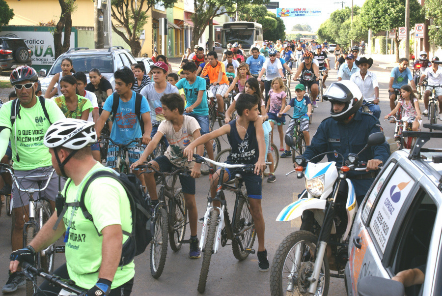 Após o passeio haverá sorteio de brindes e bicicletas, também na Praça da Liberdade. Foto: Jabuty