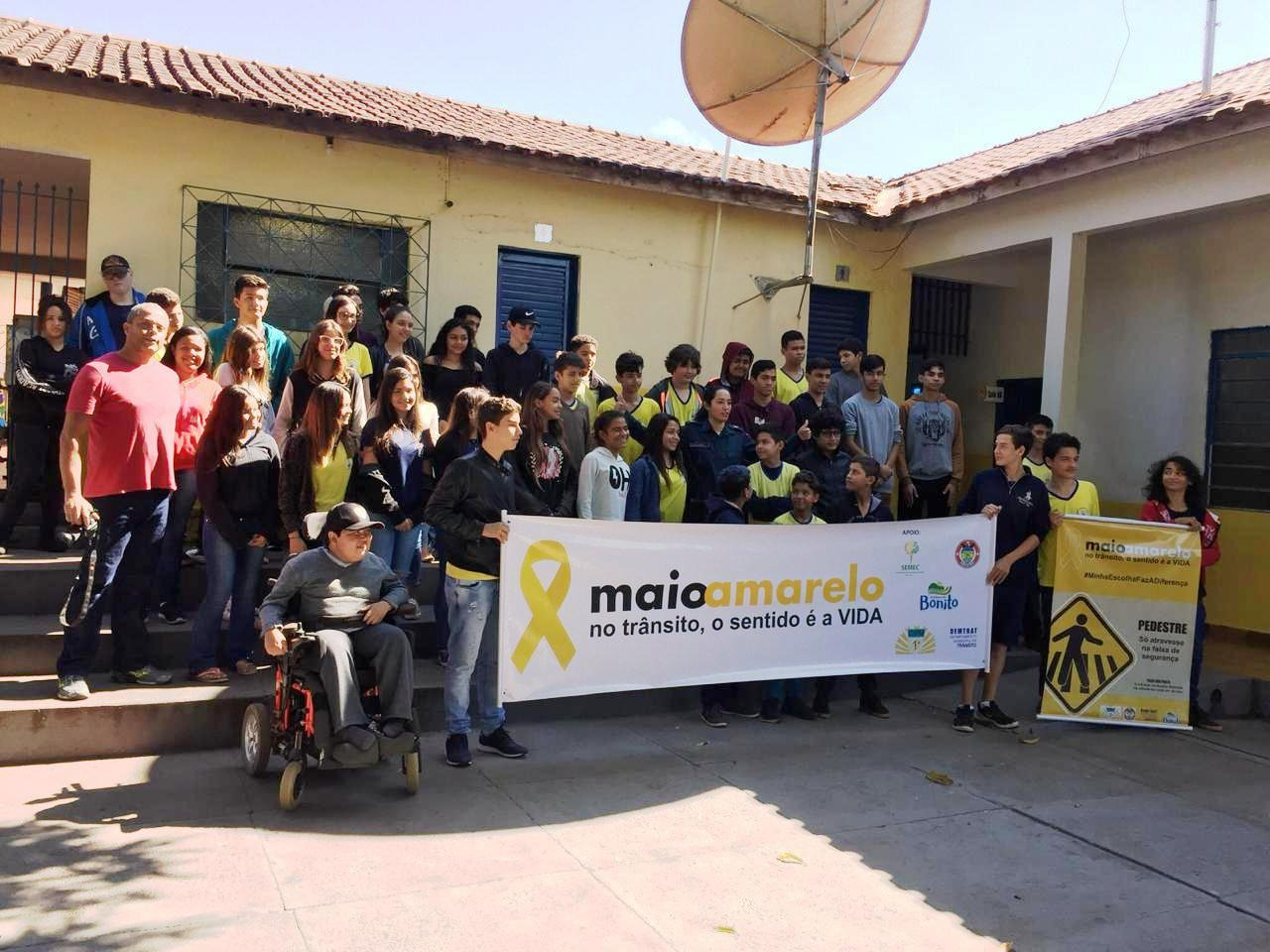 Palestra desta sexta-feira (17) foi na Escola Sagrada Família. Foto: Divulgação