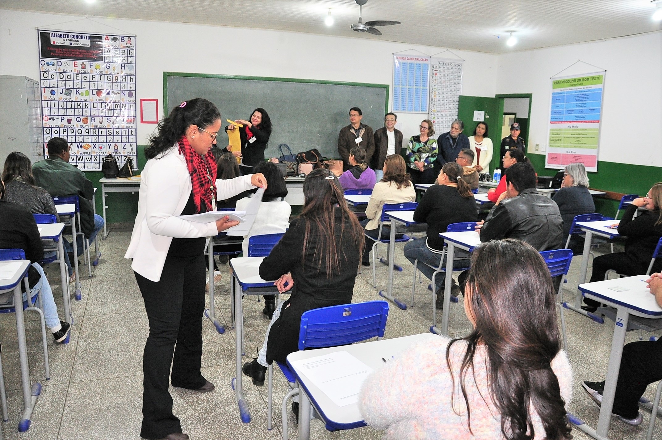 Dos 32 inscritos habilitados a fazer a prova, dois não compareceram. Foto: Jabuty