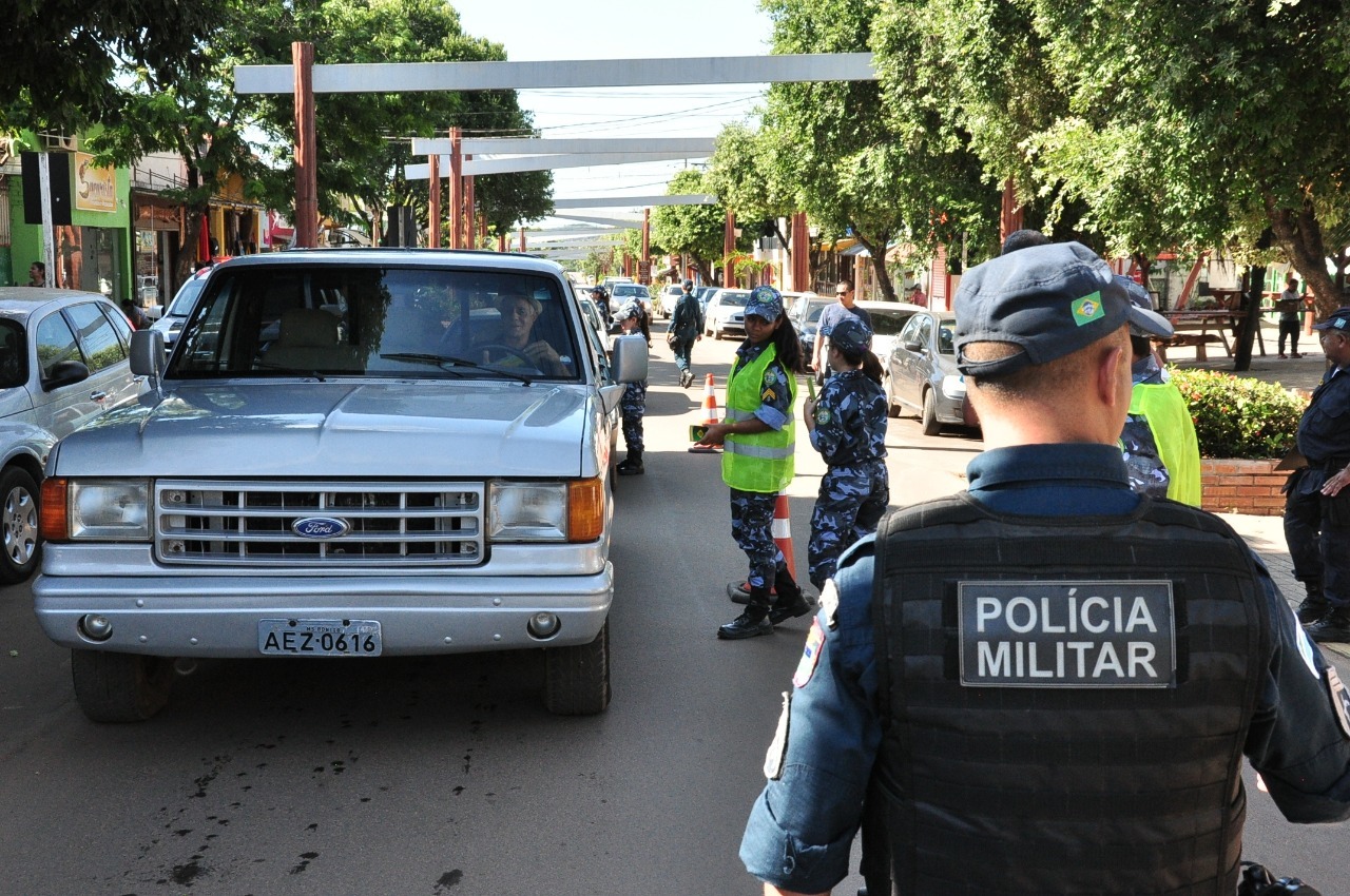 Blitz foi realizada pela manhã, em frente à prefeitura. Foto: Jabuty
