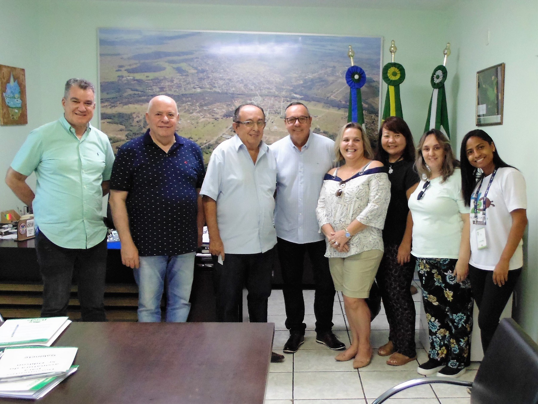 Missão técnica é composta por 5 pessoas. Foto: PMB