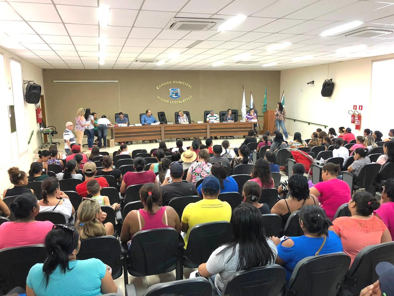 Reunião contou com a presença de 90, das 100 pessoas contempladas. Foto: Jabuty