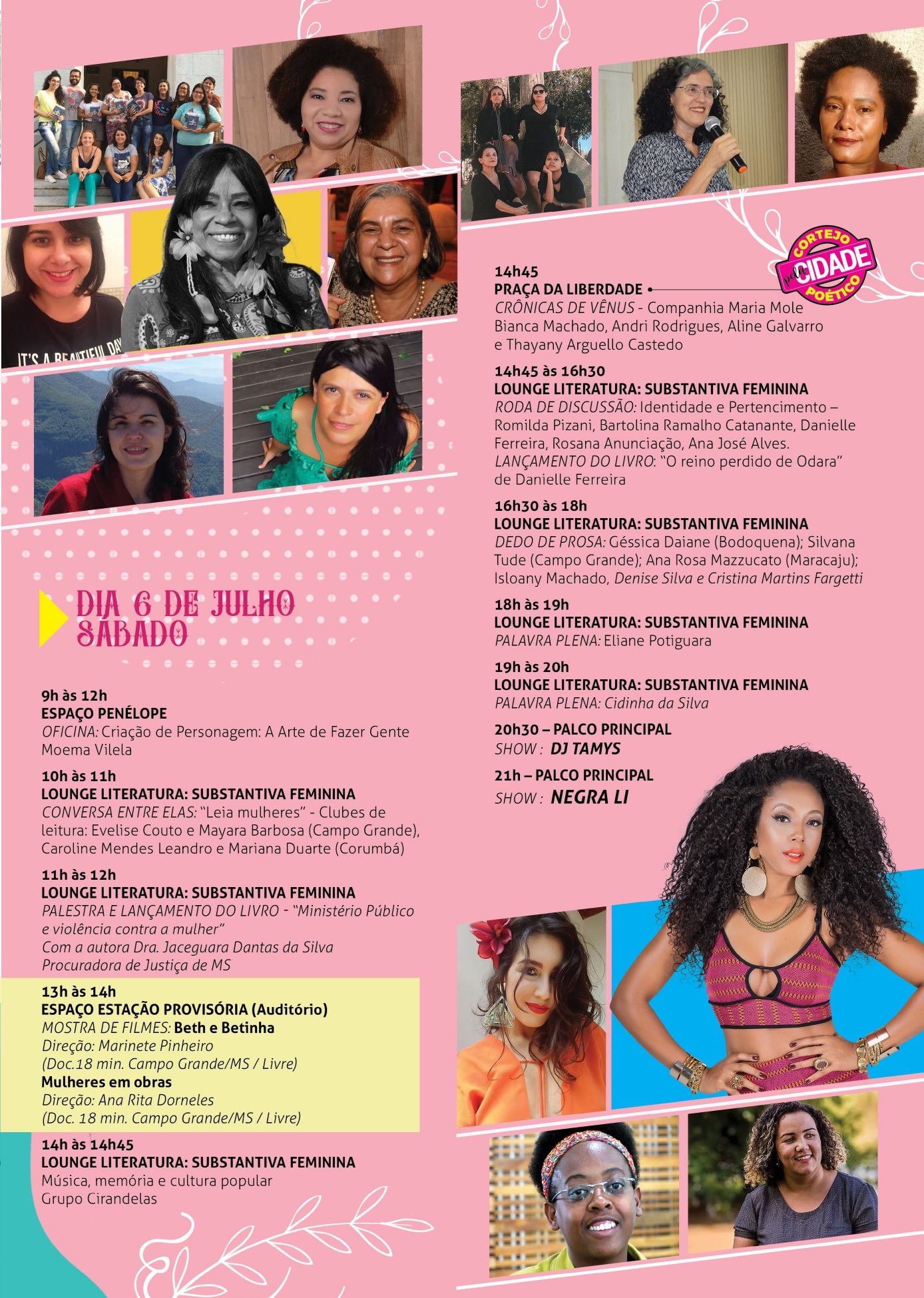 5ª Feira Literária de Bonito começa nesta quarta-feira
