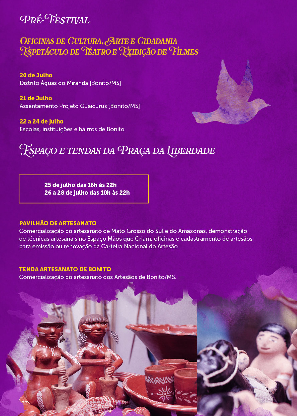 Confira a programação do Festival de Inverno, em novo formato Confira a programação do Festival de Inverno, em novo formato
