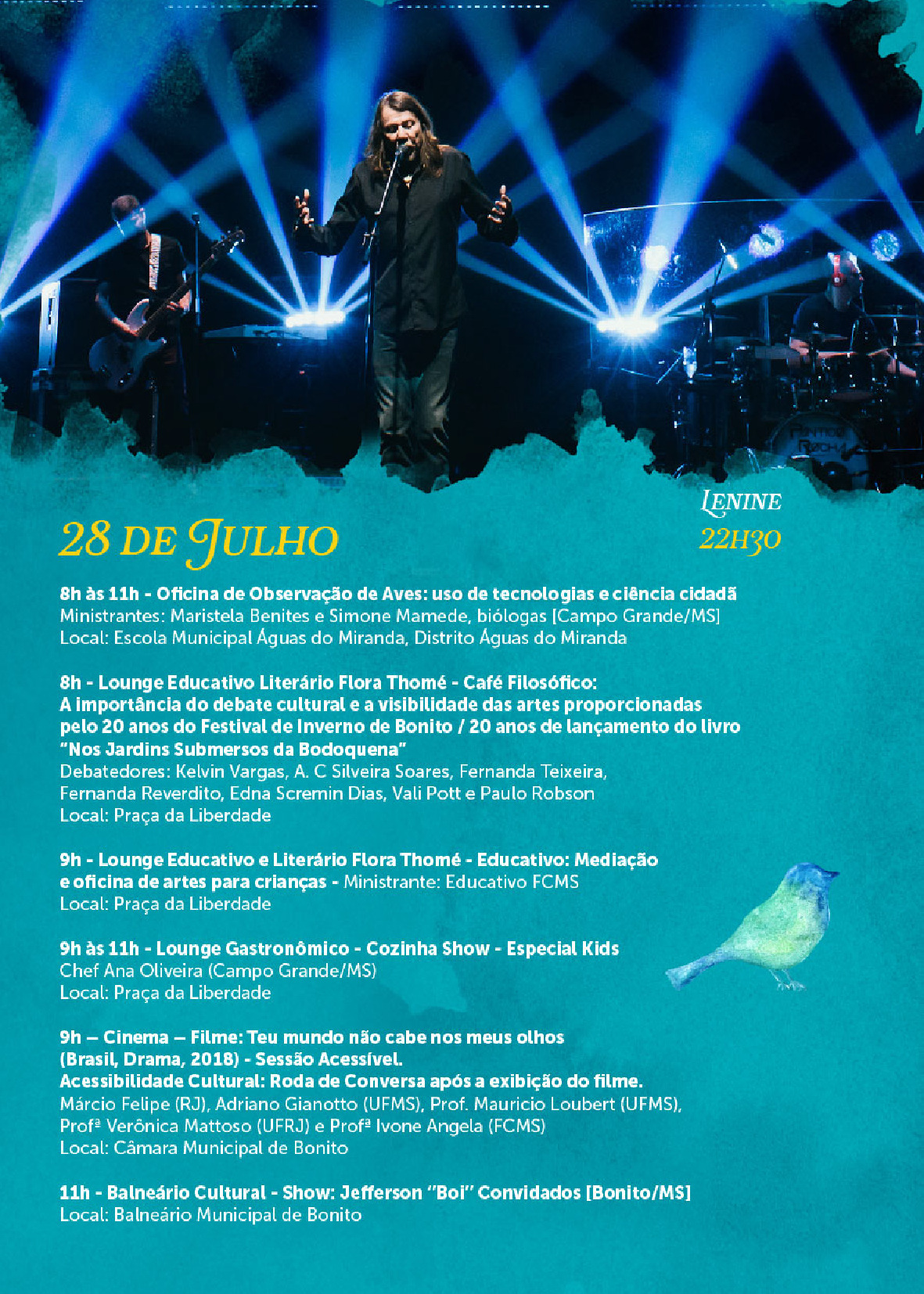 Confira a programação do Festival de Inverno, em novo formato Confira a programação do Festival de Inverno, em novo formato