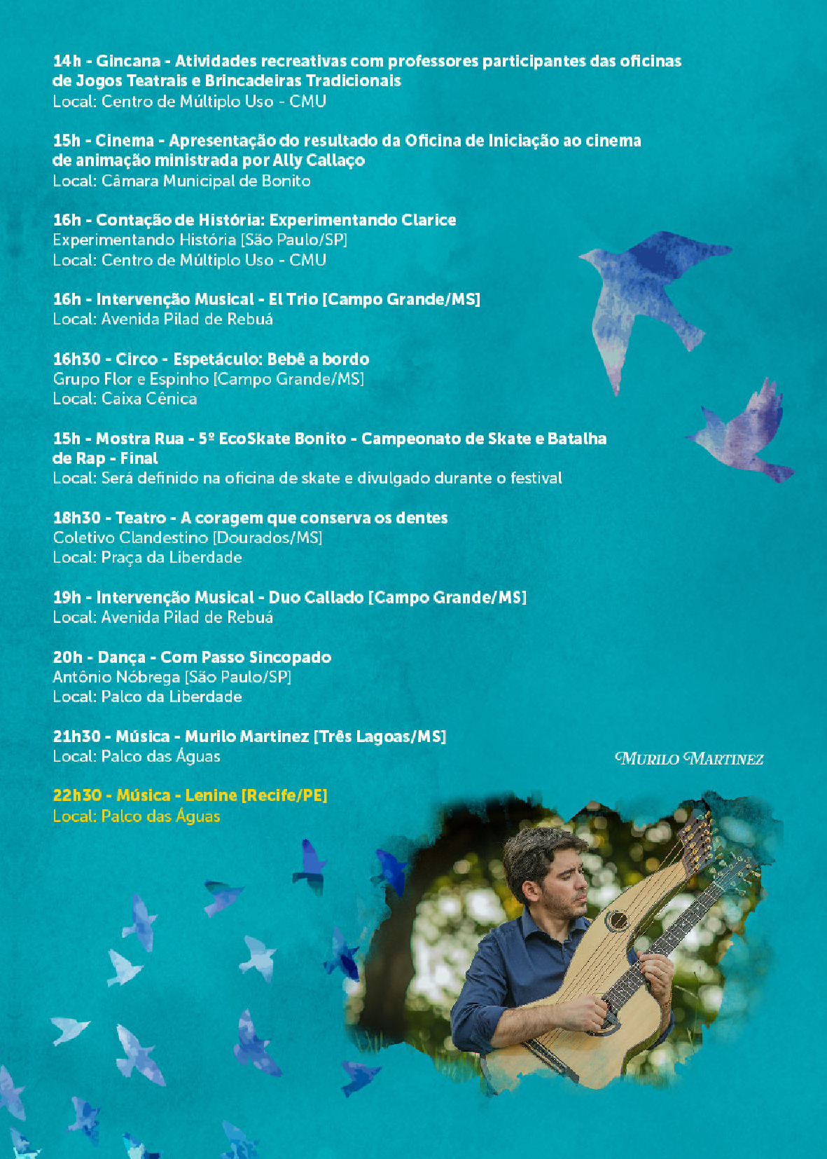 Confira a programação do Festival de Inverno, em novo formato Confira a programação do Festival de Inverno, em novo formato
