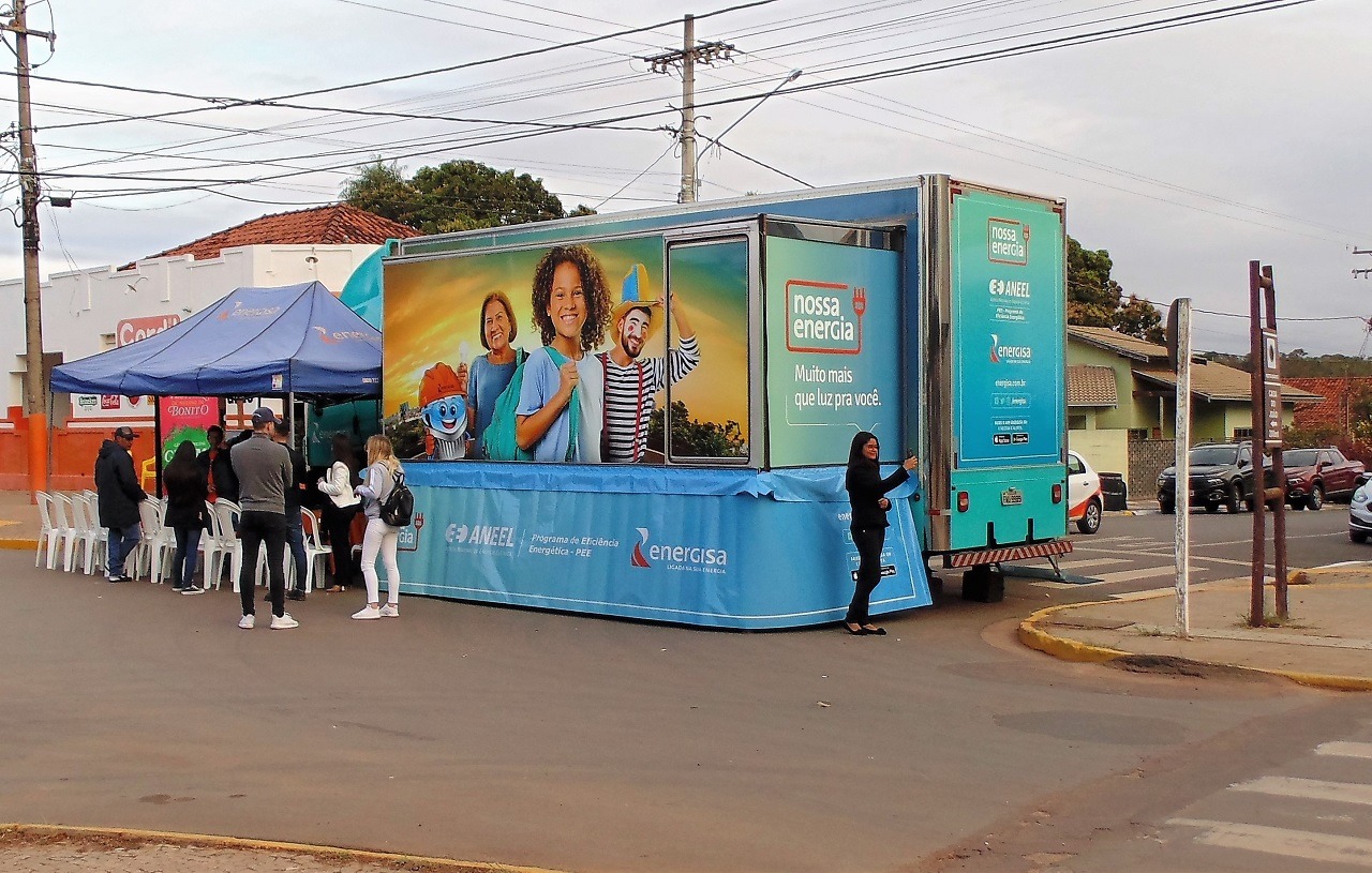 Energisa vai sortear geladeiras na Praça da Liberdade A iniciativa oferece condições especiais para os consumidores. Foto: Divulgação