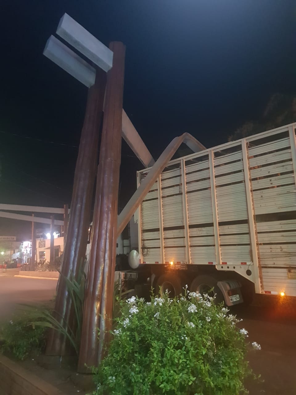Pórtico tem altura de cerca de 6 metros. Foto: Divulgação