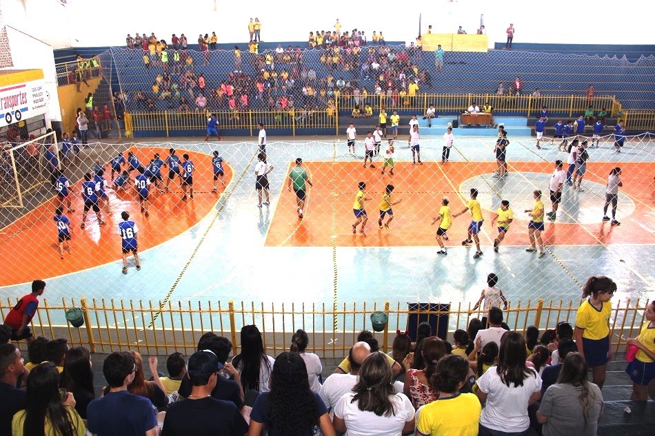 Jogos reúnem todas as escolas do município. Foto: Divulgação