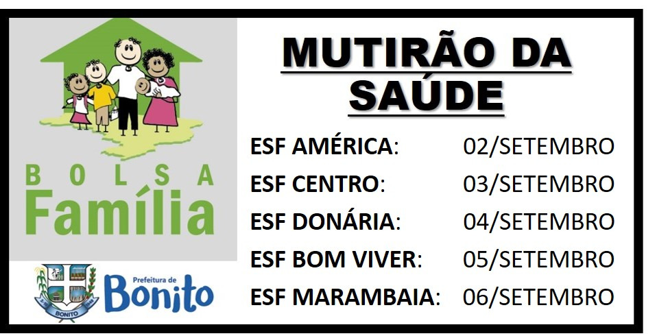 Programa Bolsa Família dá início ao Mutirão da Saúde