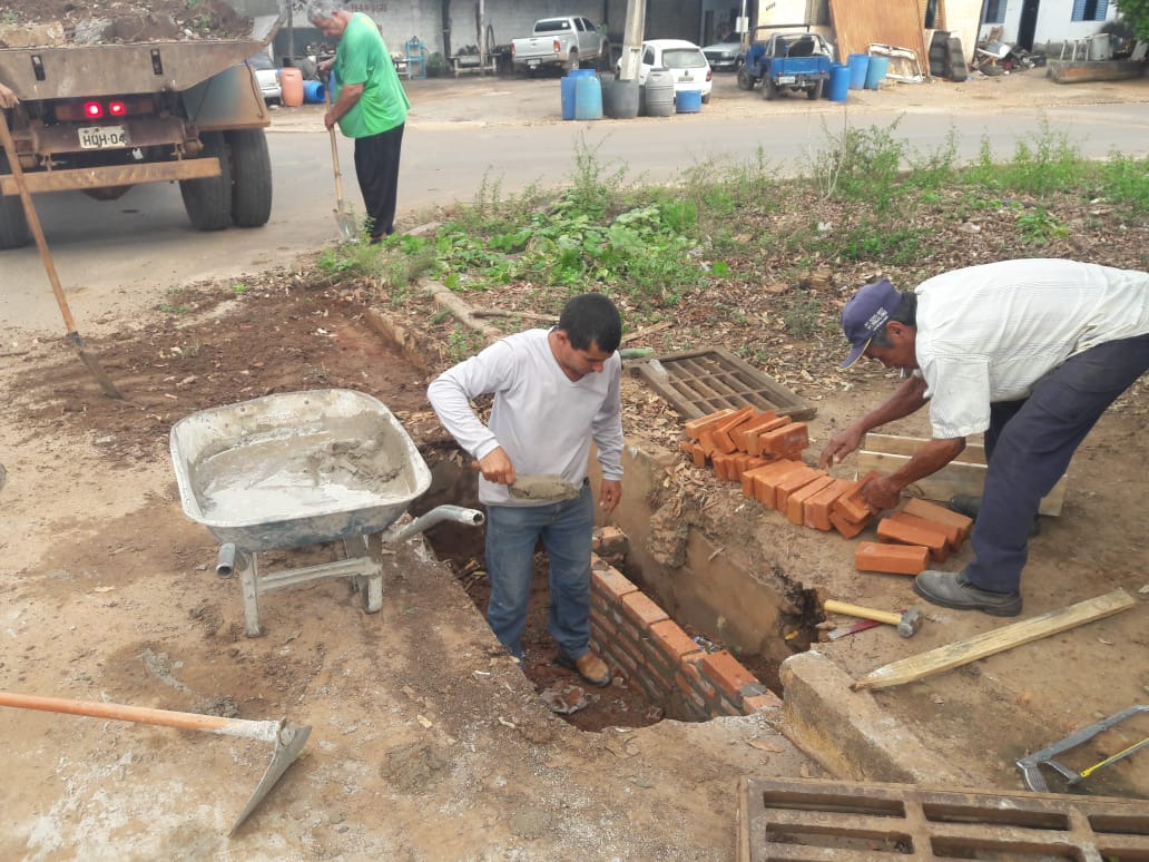 Trabalhos incluem a revitalização de bueiros danificados. Foto: Divulgação