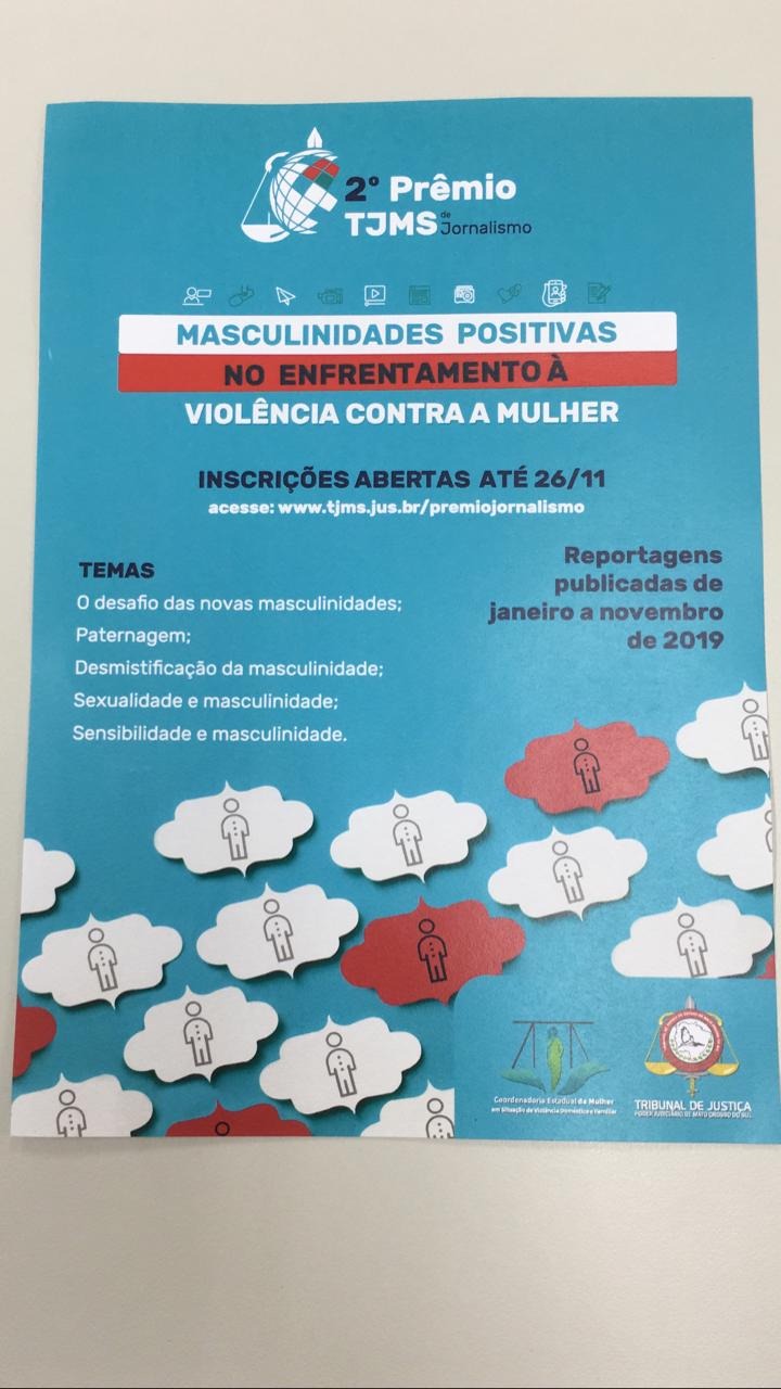TJ/MS lança prêmio. Tema é o enfrentamento à violência contra a mulher