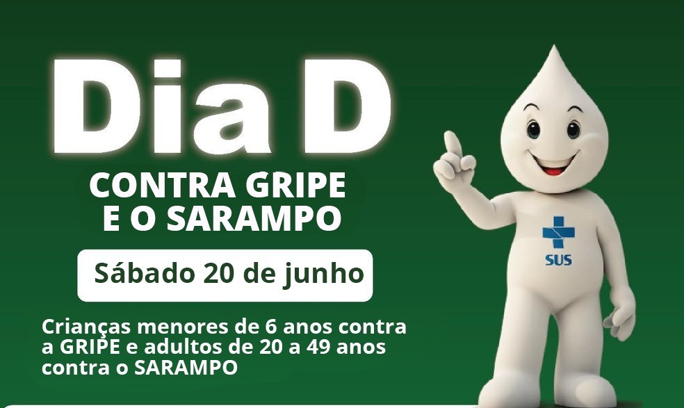Dia D contra gripe e sarampo acontece neste sábado em Bonito