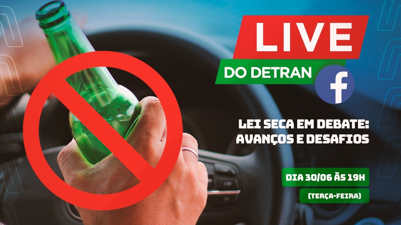 Lei Seca completa 12 anos e Detran-MS realiza live sobre avanços e desafios