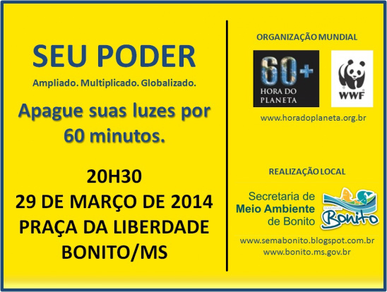 Bonito (MS) participará de mobilização mundial