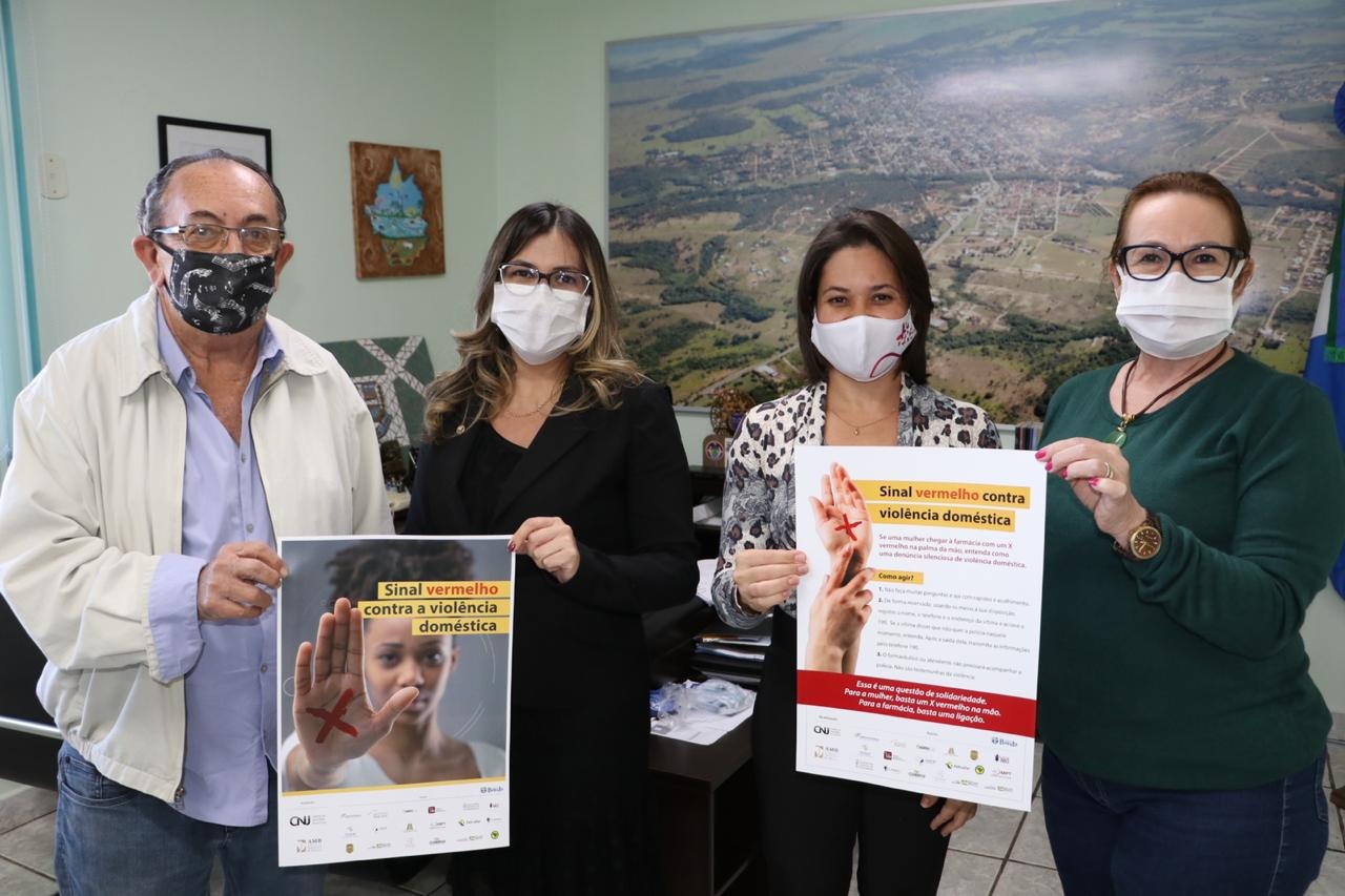 Bonito entra na campanha "Sinal Vermelho Contra a Violência Doméstica"