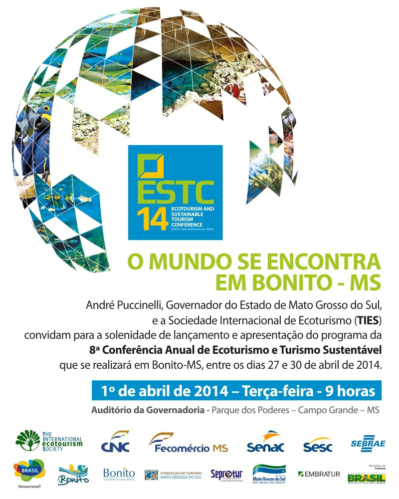 Governo do Estado convida para lançamento da Conferência de Ecoturismo e Turismo Sustentável 2014
