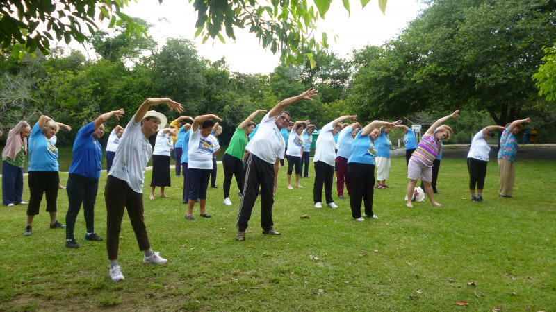 Atividades físicas contribuam no processo de envelhecimento saudável dos idosos do Projeto Conviver.