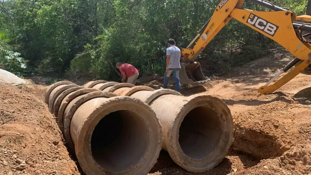 Comunicado: desvio sobre o córrego Onça, no Distrito Águas do Miranda, está liberado Comunicado: desvio sobre o córrego Onça, no Distrito Águas do Miranda, está liberado