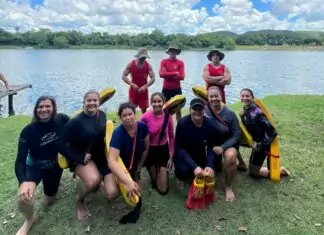 Guias recebem atualização em Noções de Salvamento Aquático e Atendimento Pré-Hospitalar Secretaria de Turismo e Desenvolvimento Econômico