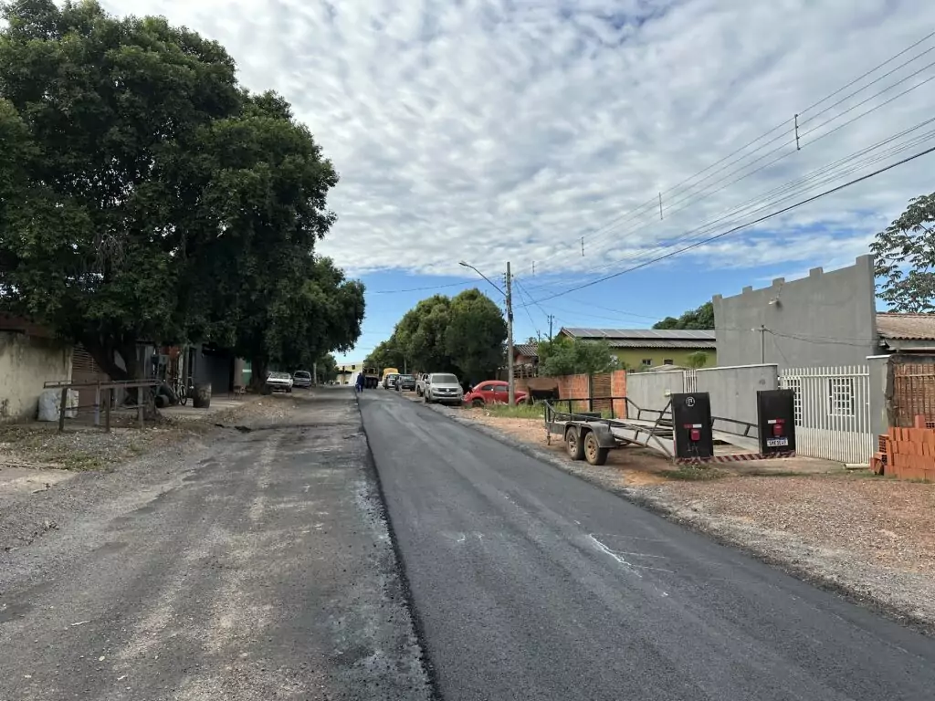 Vila Jaraguá: obras de pavimentação começam a transformar o bairro Vila Jaraguá: obras de pavimentação começam a transformar o bairro