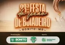 Prefeitura Municipal de Bonito e Clube de Laço Nabileque realizam a 33ª Festa de Peão de Boiadeiro