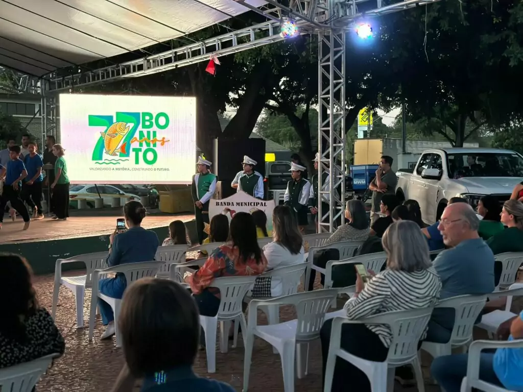 Bonito inicia comemorações dos 77 anos com mais de R$ 55 milhões em obras Bonito inicia comemorações dos 77 anos com mais de R$ 55 milhões em obras