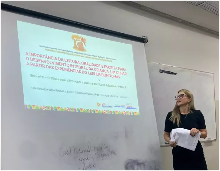Bonito participa do 1º Seminário Regional do Projeto Leitura e Escrita na Educação Infantil da Região Centro-Oeste