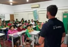 Palestras de Educação Ambiental orientam alunos sobre reciclagem em Bonito