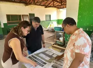 Prefeito Josmail Rodrigues acompanha obras de reforma e ampliação da Escola Municipal Rural Ozório Jacques Category Template 1