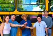 Prefeitura de Bonito entrega novo ônibus escolar para reforçar a rede municipal de ensino