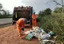 Prefeitura de Bonito repudia descarte irregular de lixo na MS-178