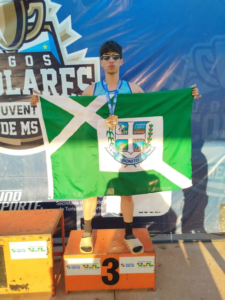 Bonito conquista pódios e garante classificação para a etapa estadual dos JOJUMS 2026 no atletismo
