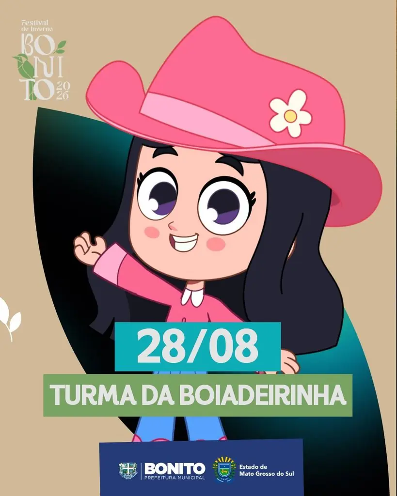 Festival de Inverno de Bonito começa hoje com abertura oficial e grandes atrações