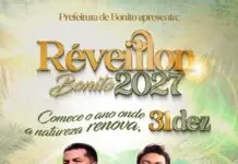 Prefeitura de Bonito confirma Ícaro e Gilmar como primeira atração do Réveillon Bonito 2027
